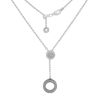 Signature Necklace & Pendant Chain 925 Sterling Silver Jewelry Women DIY Necklace Fit For Beads Fashion Jewelry