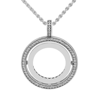 Spinning Hearts Necklace & Pendant Chain 925 Sterling Silver Jewelry Women DIY Necklace Fit For Beads Fashion Jewelry