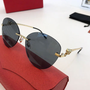 Panther Limited Sunglasses Men And Women Oval Sun Glasses  Designer Carter Rimless Vintage Lepoad Eyewear