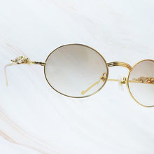 Carica l'immagine nel visualizzatore di Gallery, Occhiali da sole Panther Strass Occhiali da sole da uomo rotondi in metallo Designer Carters Occhiali da sole con tonalità estive con diamanti di alta qualità