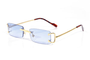 Pawes Glasses Frame Men Sunglasses Gold Rimless Eyeglasses for Man Anti Reflective Clear Lens  Prescription Spectacles 9801