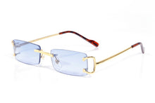 Carica l&#39;immagine nel visualizzatore di Gallery, Pawes Glasses Frame Men Sunglasses Gold Rimless Eyeglasses for Man Anti Reflective Clear Lens  Prescription Spectacles 9801