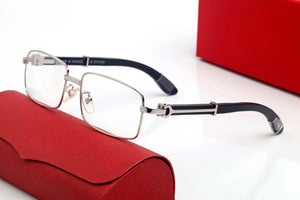 Pawes Natural Wood Square Clear Glasses Men Women Full Rimless Eyeglasses Frame for Men Reading Optical Oculos Glasses