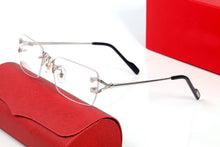 Load image into Gallery viewer, Pawes Glasses Frame Men Sunglasses Gold Rimless Eyeglasses for Anti Reflective Clear Lens  Prescription Spectacles 85891