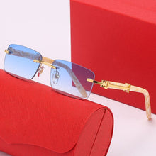 Carica l&#39;immagine nel visualizzatore di Gallery, Pawes Men&#39;s Rimless Glasses Frame Plank Frame Square sunglasses Men Optical Myopia Clear Spectacles Frames 2053