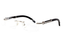 Load image into Gallery viewer, Pawes  Men&#39;s Rimless Glasses Frame Wood Frame Square sunglasses Men Optical Myopia Clear  Spectacles Frames 58777