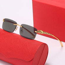 Load image into Gallery viewer, Pawes Sun lasses Frame Men Sunglasses Metal Gold Rimless Women Eyeglasses for Man Clear Lens Prescription Spectacle