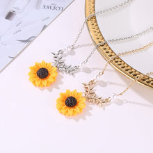 Load image into Gallery viewer, Pearl New Creative Sunflower Pendant Necklaces Vintage Fashion Daily Jewelry Temperament Cute Sweater Necklaces for Women