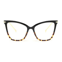 Load image into Gallery viewer, Peekaboo Black sexy eyewear cat eye designer brand  big eye glasses cat eye frames for women female gold