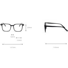 Load image into Gallery viewer, Peekaboo TR90 spectacle frames women clear lens male square eyeglasses for men brown grey female accessories ultralight