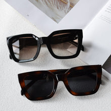 Load image into Gallery viewer, Peekaboo TR90 frame polarized sunglasses women square leopard brown 2023 square glasses for men female summer uv400