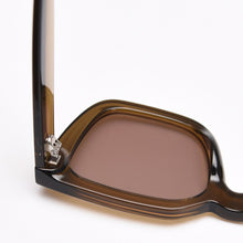 Load image into Gallery viewer, Peekaboo TR90 frame polarized sunglasses women square leopard brown 2023 square glasses for men female summer uv400