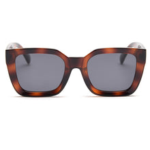 Load image into Gallery viewer, Peekaboo TR90 frame polarized sunglasses women square leopard brown 2023 square glasses for men female summer uv400