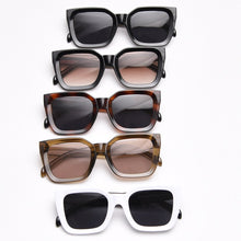Load image into Gallery viewer, Peekaboo TR90 frame polarized sunglasses women square leopard brown 2023 square glasses for men female summer uv400