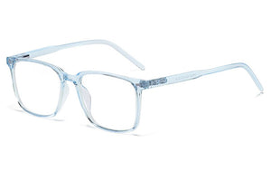 Peekaboo TR90 square glasses blue light male clear lens optical glasses frame women spring hinge rivet decoration unisex