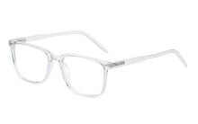 Load image into Gallery viewer, Peekaboo TR90 square glasses blue light male clear lens optical glasses frame women spring hinge rivet decoration unisex