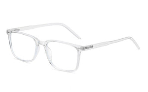 Peekaboo TR90 square glasses blue light male clear lens optical glasses frame women spring hinge rivet decoration unisex