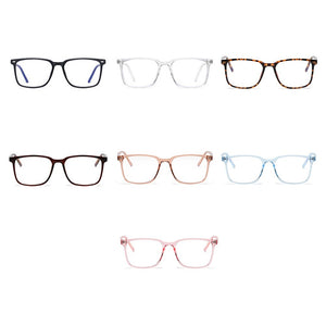 Peekaboo TR90 square glasses blue light male clear lens optical glasses frame women spring hinge rivet decoration unisex