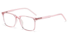 Load image into Gallery viewer, Peekaboo TR90 square glasses blue light male clear lens optical glasses frame women spring hinge rivet decoration unisex