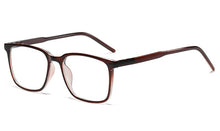 Load image into Gallery viewer, Peekaboo TR90 square glasses blue light male clear lens optical glasses frame women spring hinge rivet decoration unisex