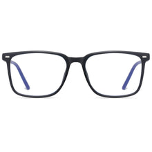 Load image into Gallery viewer, Peekaboo TR90 square glasses blue light male clear lens optical glasses frame women spring hinge rivet decoration unisex