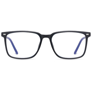 Peekaboo TR90 square glasses blue light male clear lens optical glasses frame women spring hinge rivet decoration unisex
