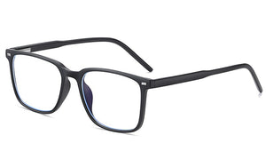 Peekaboo TR90 square glasses blue light male clear lens optical glasses frame women spring hinge rivet decoration unisex