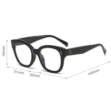 Load image into Gallery viewer, Peekaboo anti blue light glasses optical women retro style clear square glasses frame for men female accessories for computer