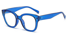 Load image into Gallery viewer, Peekaboo anti blue light glasses optical women retro style clear square glasses frame for men female accessories for computer