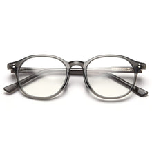 Load image into Gallery viewer, Peekaboo blue light blocking square glasses women optical korean style TR90 eyeglasses for men acetate frame clear lens