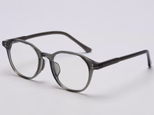 Load image into Gallery viewer, Peekaboo blue light blocking square glasses women optical korean style TR90 eyeglasses for men acetate frame clear lens