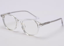 Load image into Gallery viewer, Peekaboo blue light blocking square glasses women optical korean style TR90 eyeglasses for men acetate frame clear lens