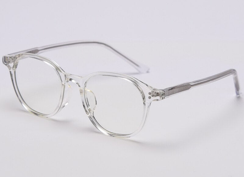 Peekaboo blue light blocking square glasses women optical korean style TR90 eyeglasses for men acetate frame clear lens