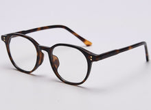 Load image into Gallery viewer, Peekaboo blue light blocking square glasses women optical korean style TR90 eyeglasses for men acetate frame clear lens