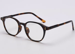 Peekaboo blue light blocking square glasses women optical korean style TR90 eyeglasses for men acetate frame clear lens