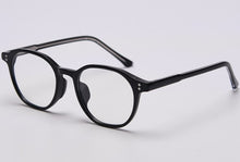 Load image into Gallery viewer, Peekaboo blue light blocking square glasses women optical korean style TR90 eyeglasses for men acetate frame clear lens