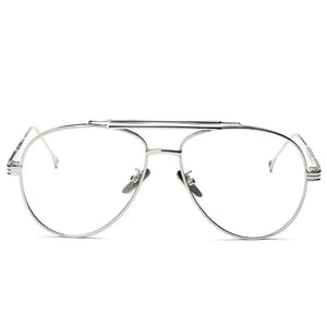 Peekaboo clear lens gold male spectacle frames for men retro flat top designer eye glasses man eyewear frames women big