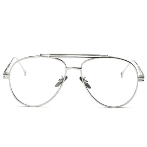 Peekaboo clear lens gold male spectacle frames for men retro flat top designer eye glasses man eyewear frames women big