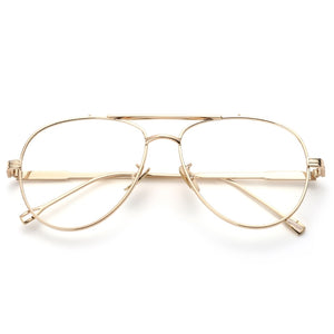 Peekaboo clear lens gold male spectacle frames for men retro flat top designer eye glasses man eyewear frames women big