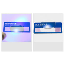 Load image into Gallery viewer, Peekaboo computer optical eye glasses anti blue light black semi-rimless half metal tr90 eyeglasses women eyewear men unisex