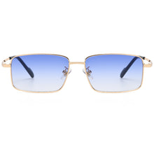 Load image into Gallery viewer, Peekaboo driving metal sunglasses men square male blue brown sun glasses for women uv400 2023 summer accessories drop ship