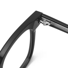 Load image into Gallery viewer, Peekaboo female glasses for men TR90  acetate square glasses frame women clear lens black transparent unisex