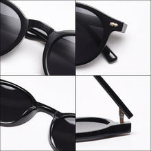 Load image into Gallery viewer, Peekaboo female sunglasses men polarized summer round sun glasses retro woman uv400 color lens blue green yellow korean style
