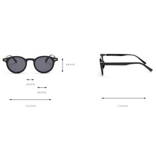 Load image into Gallery viewer, Peekaboo female sunglasses men polarized summer round sun glasses retro woman uv400 color lens blue green yellow korean style