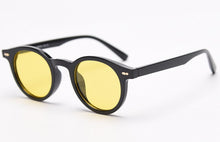 Load image into Gallery viewer, Peekaboo female sunglasses men polarized summer round sun glasses retro woman uv400 color lens blue green yellow korean style