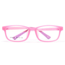 Load image into Gallery viewer, Peekaboo girl child glasses optical tr90 frame anti-slip clear lens kids square eyeglasses frames gifts for boys blue pink