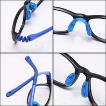 Load image into Gallery viewer, Peekaboo girl child glasses optical tr90 frame anti-slip clear lens kids square eyeglasses frames gifts for boys blue pink