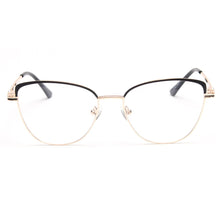 Load image into Gallery viewer, Peekaboo gold metal spectacle frames women spring hinge female cat eye glasses frame vintage clear lens gift items pink
