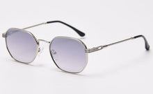 Load image into Gallery viewer, Peekaboo gold metal mirror square frame sunglasses women vintage 2022 blue green male sun glasses for men uv400 high quality