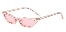Load image into Gallery viewer, Peekaboo  red cat eye sunglasses women small frame black leopard female top selling sun glasses female uv400